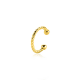 ZINZI ZIO-CUFF3G ZILVEREN VERGULDE CUFF TORS