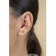 ZINZI ZIO-CUFF3G ZILVEREN VERGULDE CUFF TORS