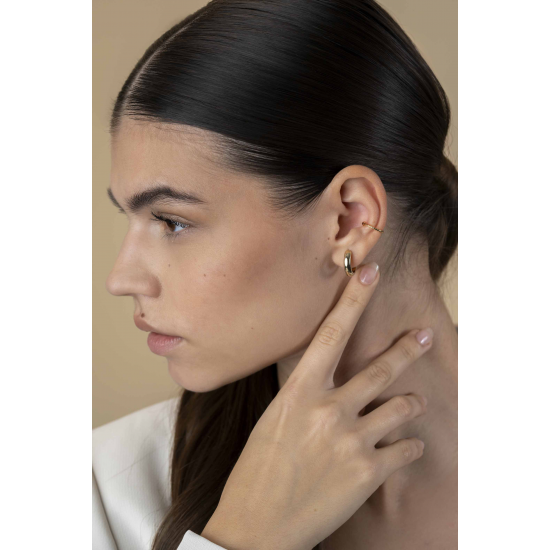 ZINZI ZIO-CUFF4G ZILVEREN VERGULDE CUFF DUBBEL