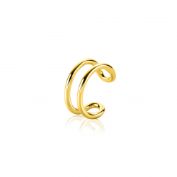 ZINZI ZIO-CUFF4G ZILVEREN VERGULDE CUFF DUBBEL