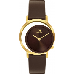 DANISH DESIGN IV18Q1271 DAMESHORLOGE VERGULD STAAL PICO CHOCO
