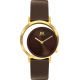 DANISH DESIGN IV18Q1271 DAMESHORLOGE VERGULD STAAL PICO CHOCO