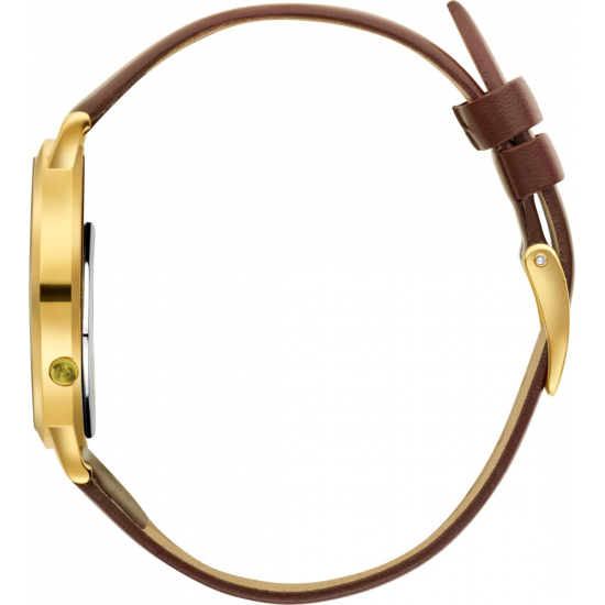 DANISH DESIGN IV18Q1271 DAMESHORLOGE VERGULD STAAL PICO CHOCO
