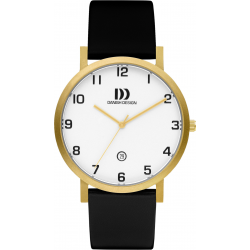DANISH DESIGN IQ15Q1107 HERENHORLOGE VERGULD TITANIUM RHÔNE