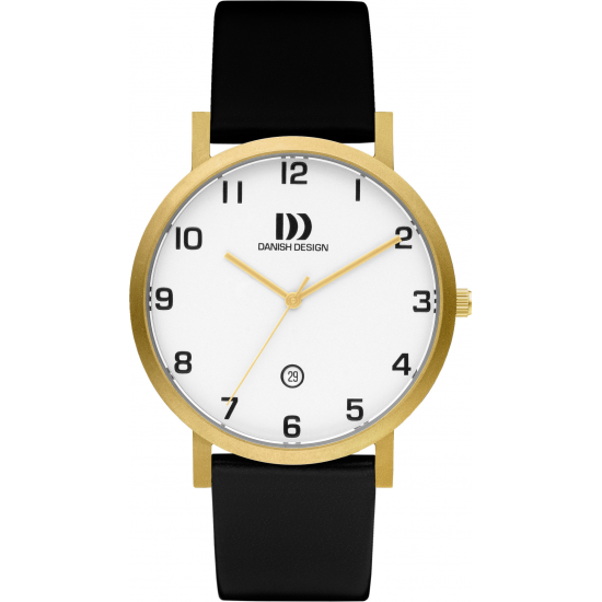 DANISH DESIGN IQ15Q1107 HERENHORLOGE VERGULD TITANIUM RHÔNE
