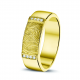SEE YOU RWS004 ZILVEREN GERHODINEERDE DAMESRING MET ZIRKONIA FINGERPRINT