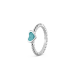 SEE YOU RG0015 14 KARAAT GOUDEN DAMESRING BUBBLE BAND HEART