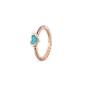 SEE YOU RG0015 14 KARAAT GOUDEN DAMESRING BUBBLE BAND HEART