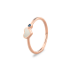 SEE YOU RG057 14 KARAAT GOUDEN DAMESRING SINGLE BAND HEART BIRTHSTONE