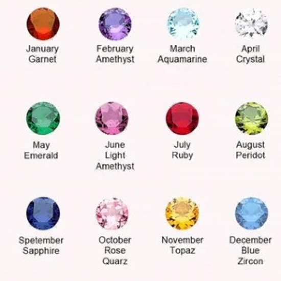 SEE YOU RG057 14 KARAAT GOUDEN DAMESRING SINGLE BAND HEART BIRTHSTONE