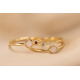 SEE YOU RG048 14 KARAAT GOUDEN DAMESRING SINGLE BAND HEART BIRTHSTONE