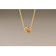 SEE YOU 602S ZILVEREN COLLIER MET HANGER DOUBLE HEART