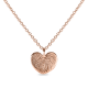 SEE YOU 467S ZILVEREN COLLIER MET HANGER HEART ENGRAVING