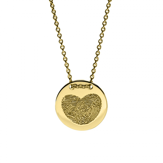 SEE YOU 416S ZILVEREN COLLIER MET HANGER COIN