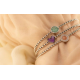 SEE YOU BL028_M ZILVEREN ARMBAND ROUND GEM BUBBLE
