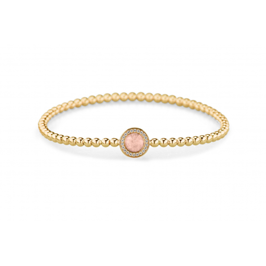 SEE YOU BL028_M ZILVEREN ARMBAND ROUND GEM BUBBLE