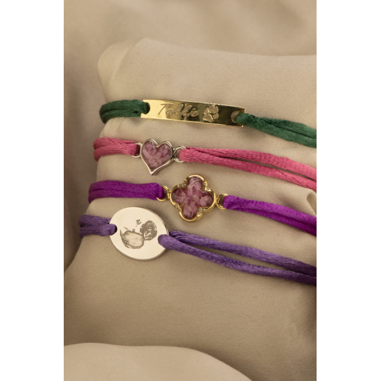 SEE YOU BL018 ARMBAND SATIN CORD HEART