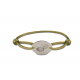 SEE YOU BL023 ARMBAND SATIN CORD OVAL ENGRAVING DISK