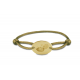 SEE YOU BL023 ARMBAND SATIN CORD OVAL ENGRAVING DISK