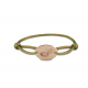 SEE YOU BL023 ARMBAND SATIN CORD OVAL ENGRAVING DISK