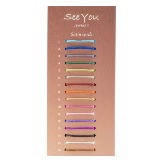 SEE YOU BL020 ARMBAND SATIN CORD ENGRAVING DISK