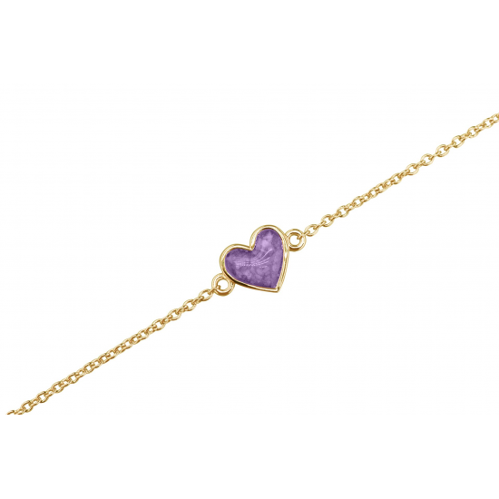 SEE YOU BL025Y 14 KARAAT GOUDEN ARMBAND CHAIN HEART
