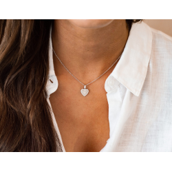 SEE YOU 139Y 14 KARAAT GOUDEN HANGER ZIRKONIA HEART GEM