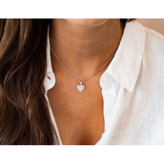SEE YOU 139Y 14 KARAAT GOUDEN HANGER ZIRKONIA HEART GEM