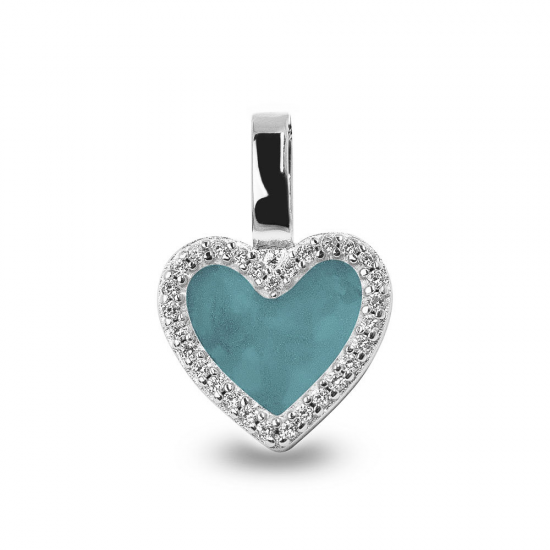SEE YOU 139Y 14 KARAAT GOUDEN HANGER ZIRKONIA HEART GEM