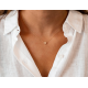 SEE YOU 701Y 14 KARAAT GOUDEN COLLIER MET HANGER MINI HEART
