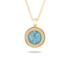 SEE YOU 141Y 14 KARAAT GOUDEN COLLIER MET HANGER MINI HEART