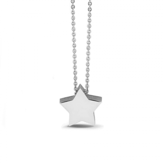 SEE YOU 702S ZILVEREN COLLIER MET HANGER MINI STAR