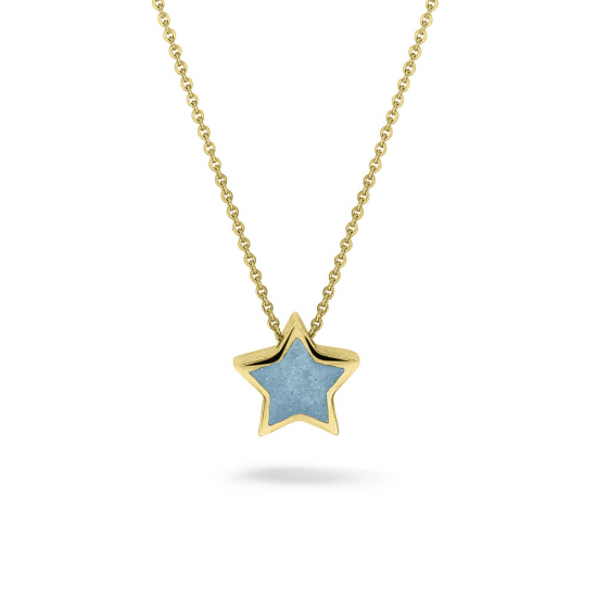 SEE YOU 702S ZILVEREN COLLIER MET HANGER MINI STAR