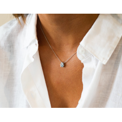 SEE YOU 712S ZILVEREN COLLIER MET HANGER PAW