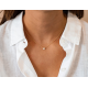 SEE YOU 710S ZILVEREN COLLIER MET ZIRKONIA HANGER GEM