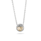 SEE YOU 710S ZILVEREN COLLIER MET ZIRKONIA HANGER GEM