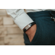 SEE YOU BG008 LEREN HERENARMBAND MET ZILVEREN SLUITING