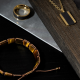 SON OF NOA 10840072860 VERGULDE STALEN HERENRING MET CARBON