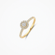 BLUSH LG1058Y GEELGOUDEN RING MET LAB GROWN DIAMOND 0.42CT