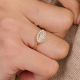 BLUSH LG1052Y GEELGOUDEN RING MET LAB GROWN DIAMOND 0.65CT