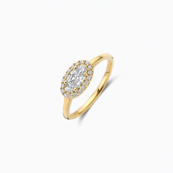 BLUSH LG1052Y GEELGOUDEN RING MET LAB GROWN DIAMOND 0.65CT