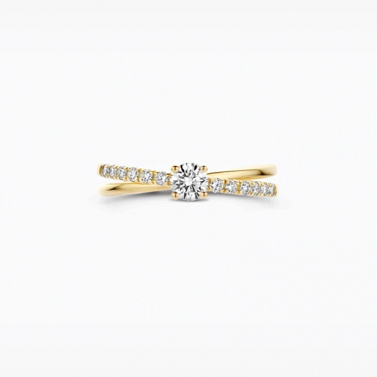 BLUSH LG1059Y GEELGOUDEN RING MET LAB GROWN DIAMOND 0.53CT