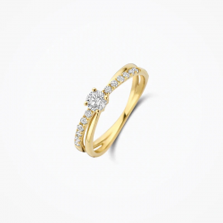 BLUSH LG1059Y GEELGOUDEN RING MET LAB GROWN DIAMOND 0.53CT
