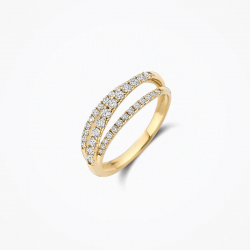 BLUSH LG1057Y GEELGOUDEN RING MET LAB GROWN DIAMOND 0.55CT
