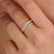 BLUSH LG1057Y GEELGOUDEN RING MET LAB GROWN DIAMOND 0.55CT