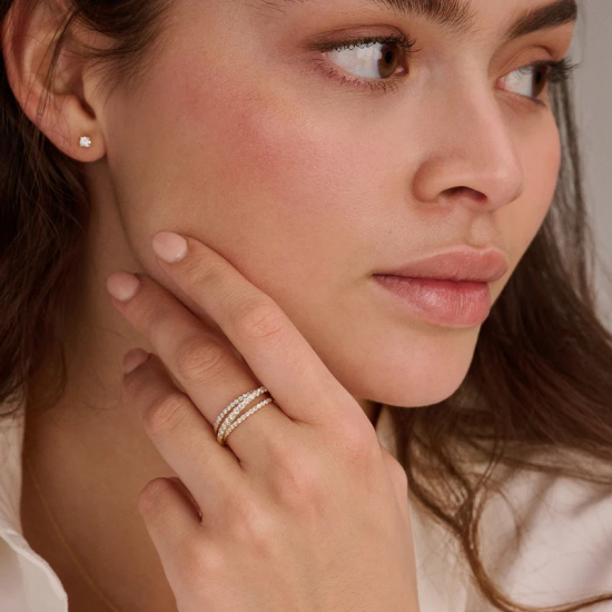 BLUSH LG1057Y GEELGOUDEN RING MET LAB GROWN DIAMOND 0.55CT
