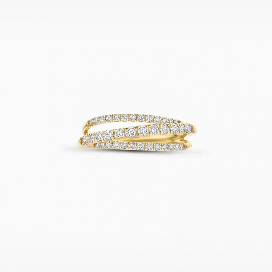 BLUSH LG1057Y GEELGOUDEN RING MET LAB GROWN DIAMOND 0.55CT