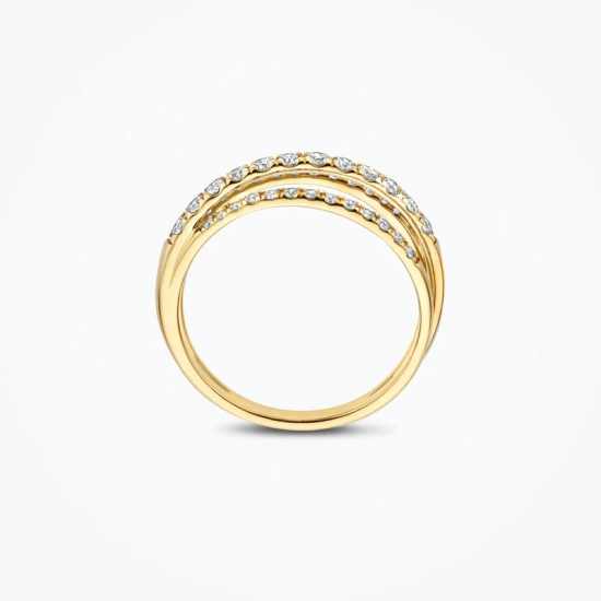 BLUSH LG1057Y GEELGOUDEN RING MET LAB GROWN DIAMOND 0.55CT