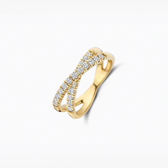 BLUSH LG1055Y GEELGOUDEN RING MET LAB GROWN DIAMOND 0.57CT