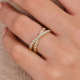 BLUSH LG1055Y GEELGOUDEN RING MET LAB GROWN DIAMOND 0.57CT